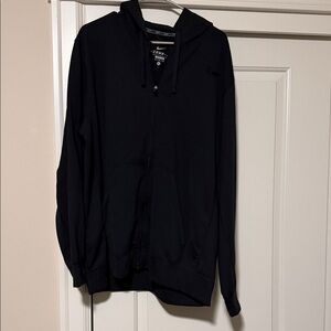 Nike Men's Black Zip-Up Sweater